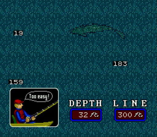 Pantallazo de King Salmon: The Big Catch para Sega Megadrive