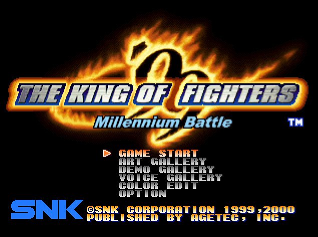 Pantallazo de King of Fighters '99, The para PlayStation