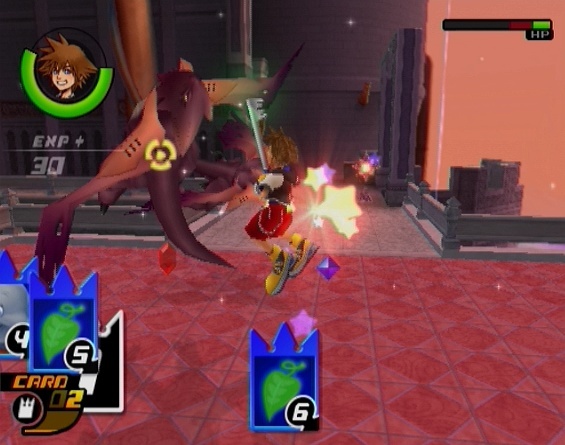 Pantallazo de Kingdom Hearts Re: Chain of Memories para PlayStation 2