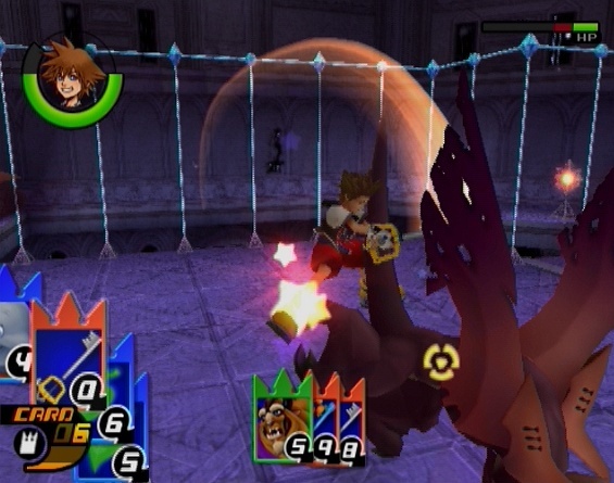 Pantallazo de Kingdom Hearts Re: Chain of Memories para PlayStation 2