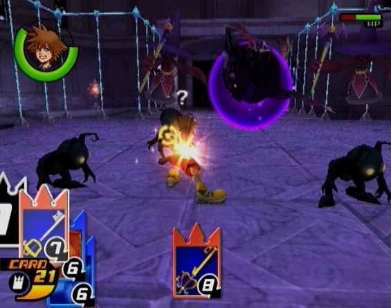 Pantallazo de Kingdom Hearts Re: Chain of Memories para PlayStation 2