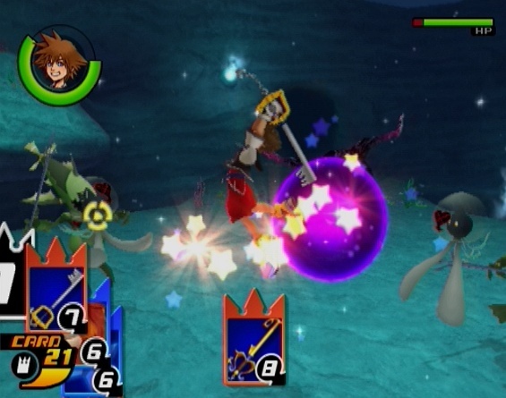 Pantallazo de Kingdom Hearts Re: Chain of Memories para PlayStation 2