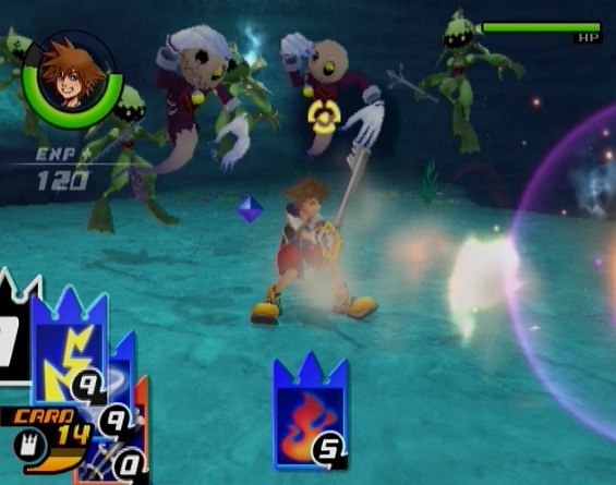 Pantallazo de Kingdom Hearts Re: Chain of Memories para PlayStation 2