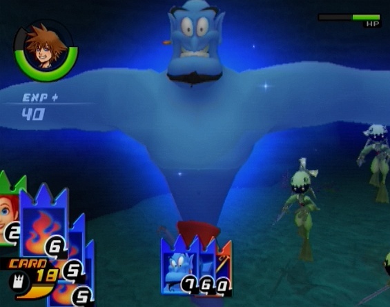 Pantallazo de Kingdom Hearts Re: Chain of Memories para PlayStation 2