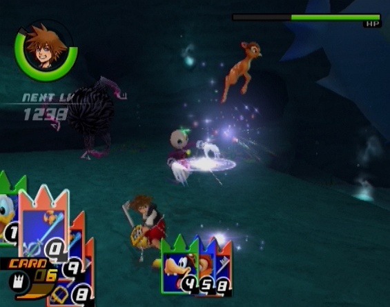 Pantallazo de Kingdom Hearts Re: Chain of Memories para PlayStation 2