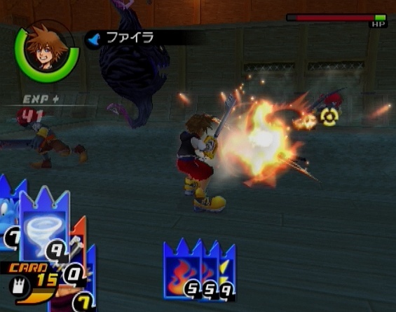 Pantallazo de Kingdom Hearts Re: Chain of Memories para PlayStation 2