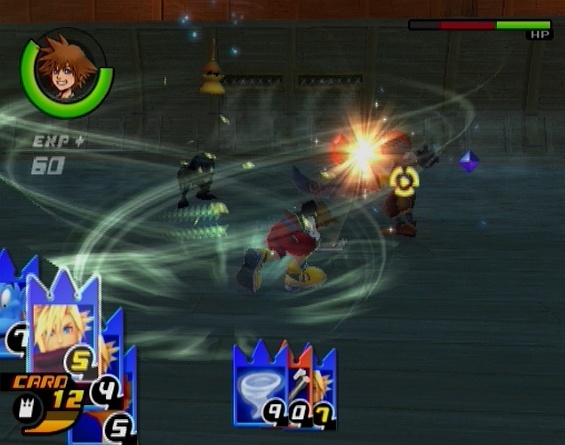 Pantallazo de Kingdom Hearts Re: Chain of Memories para PlayStation 2