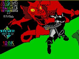 Pantallazo de Kingdom of Krell, The para Spectrum