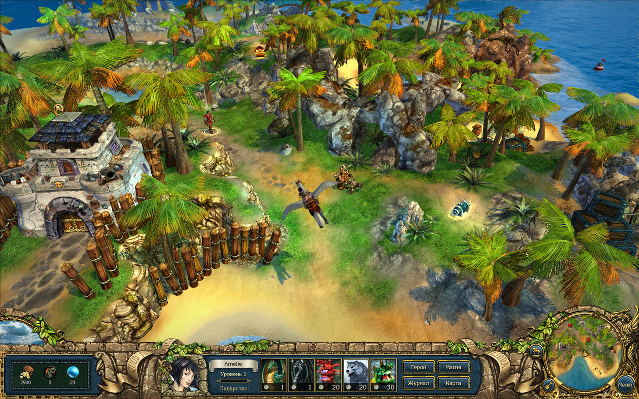 Pantallazo de King's Bounty: Princess in Armor para PC