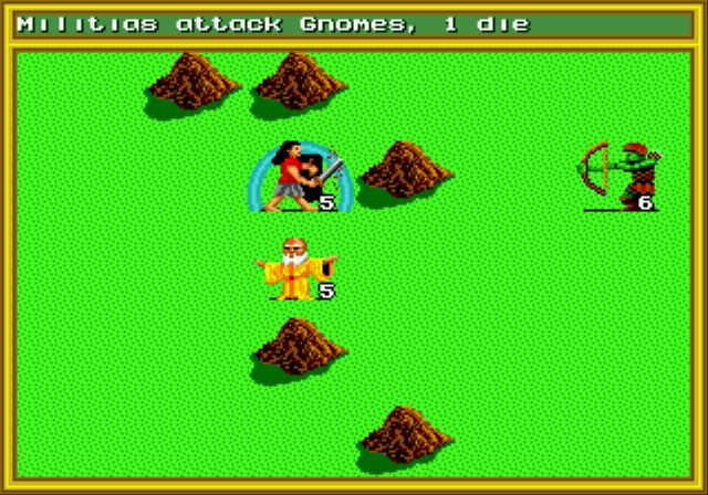 Pantallazo de King's Bounty: The Conqueror's Quest para Sega Megadrive