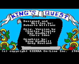 Pantallazo de King's Quest: Quest For The Crown para Amiga