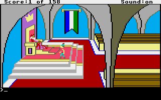 Pantallazo de King's Quest: Quest for the Crown para Atari ST