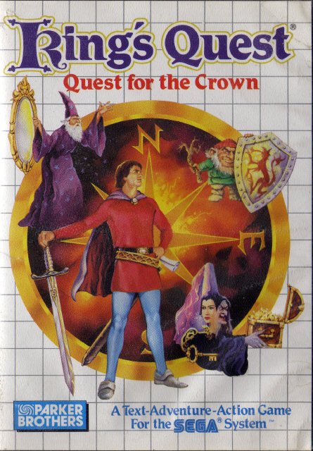 Caratula de Kings Quest: Quest for the Crown para Sega Master System