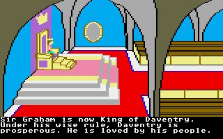 Pantallazo de King's Quest II: Romancing The Throne para Atari ST