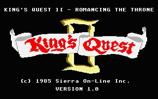 Pantallazo de King's Quest II: Romancing The Throne para Atari ST