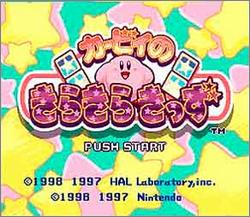 Pantallazo de Kirby's Kira Kira Kids (Japonés) para Super Nintendo