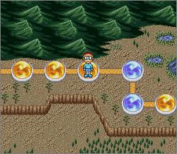Pantallazo de Kiteretsu Daihyakkka Cho Jiku Sugoroku (Japonés) para Super Nintendo