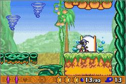 Pantallazo de Klonoa 2: Dream Champ Tournament para Game Boy Advance