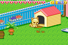 Pantallazo de Koinu-Chan no Hajimete no Osanpo - Koinu no Kokoro Ikusei Game (Japonés) para Game Boy Advance