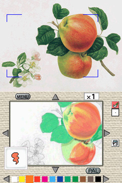 Pantallazo de Kokoro wo Yasumeru Otona no Nurie DS (Japonés) para Nintendo DS