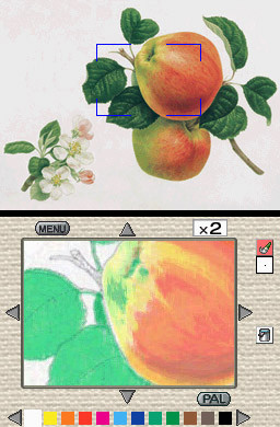 Pantallazo de Kokoro wo Yasumeru Otona no Nurie DS (Japonés) para Nintendo DS