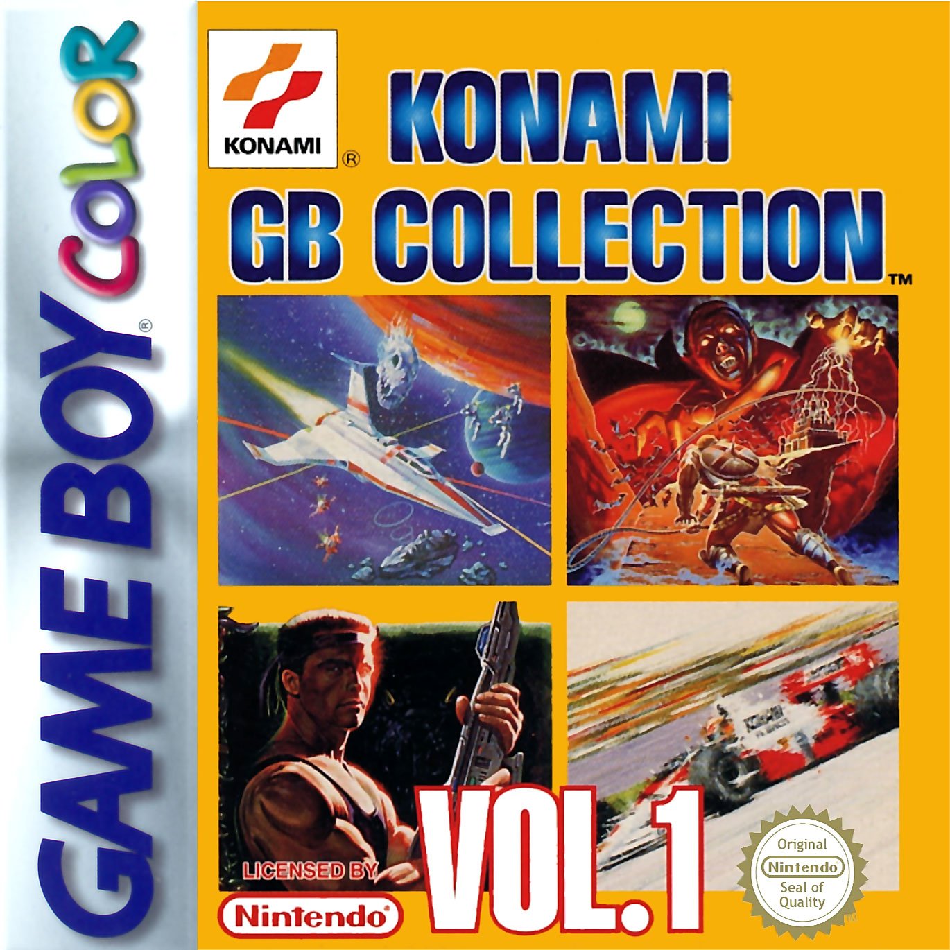 Caratula de Konami GB Collection Volume 1 para Game Boy Color