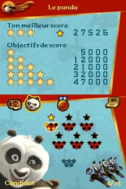 Pantallazo de Kung Fu Panda: Guerreros Legendarios para Nintendo DS