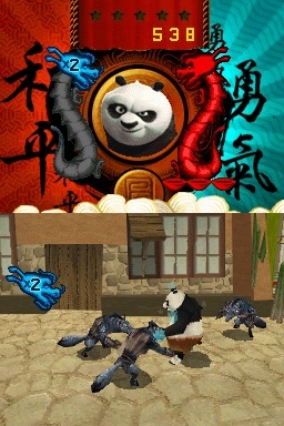 Pantallazo de Kung Fu Panda: Guerreros Legendarios para Nintendo DS