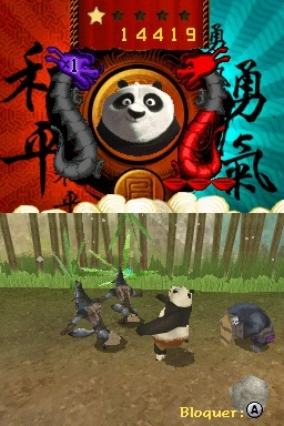 Pantallazo de Kung Fu Panda: Guerreros Legendarios para Nintendo DS
