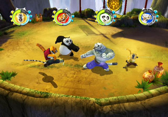 Pantallazo de Kung Fu Panda: Guerreros Legendarios para Wii