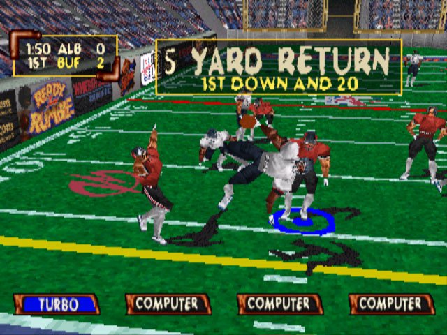 Pantallazo de Kurt Warner's Arena Football Unleashed para PlayStation