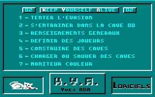 Pantallazo de Kya: Keep Yourself Alive para Amstrad CPC