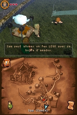 Pantallazo de LEGO El Señor de los Anillos para Nintendo DS