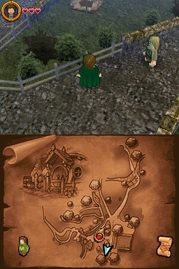 Pantallazo de LEGO El Señor de los Anillos para Nintendo DS
