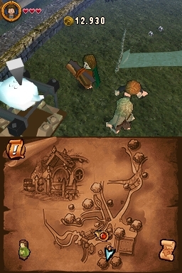 Pantallazo de LEGO El Señor de los Anillos para Nintendo DS