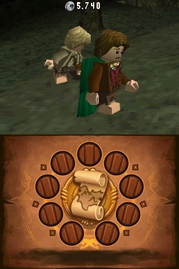 Pantallazo de LEGO El Señor de los Anillos para Nintendo DS