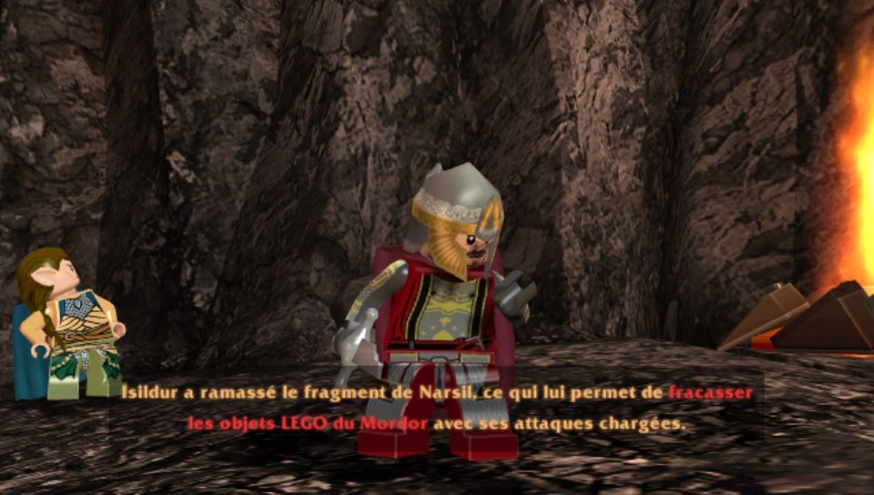 Pantallazo de LEGO El Señor de los Anillos para PS Vita