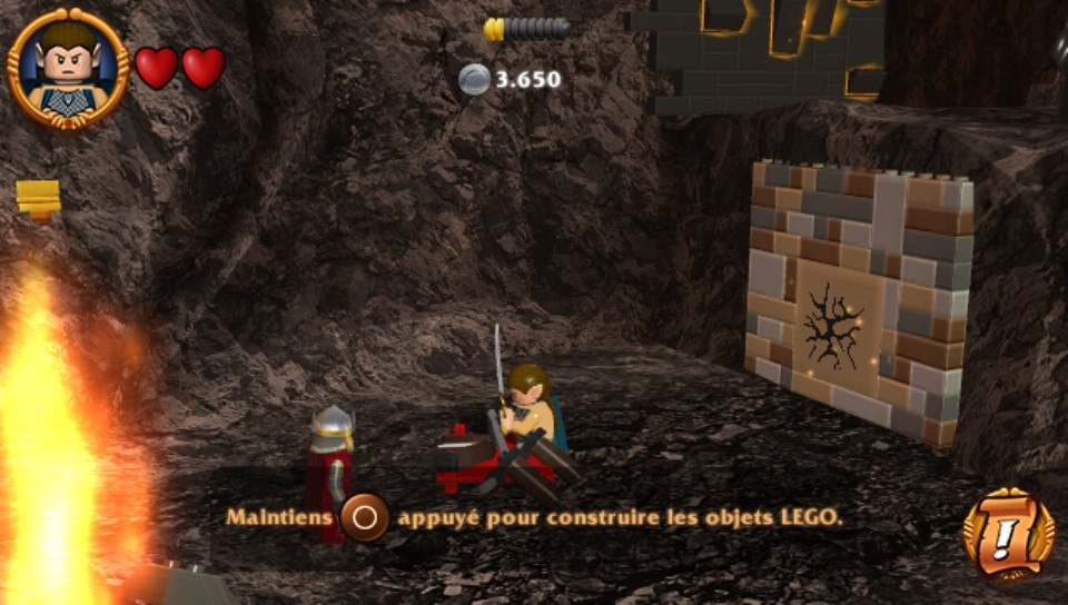 Pantallazo de LEGO El Señor de los Anillos para PS Vita