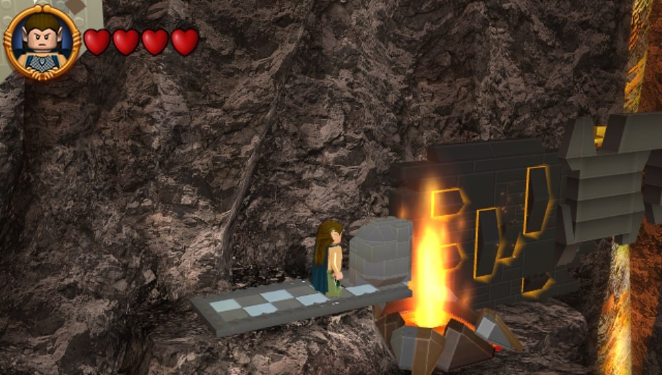 Pantallazo de LEGO El Señor de los Anillos para PS Vita