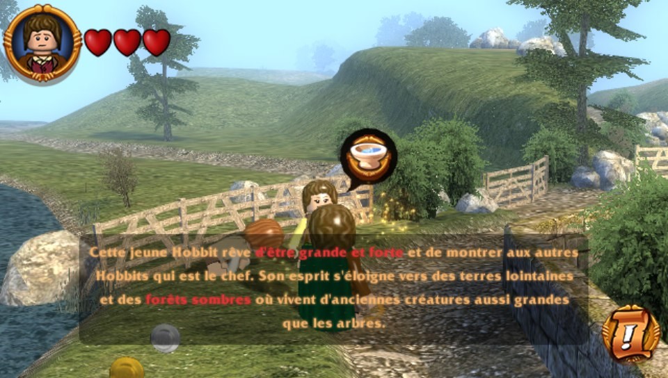 Pantallazo de LEGO El Señor de los Anillos para PS Vita