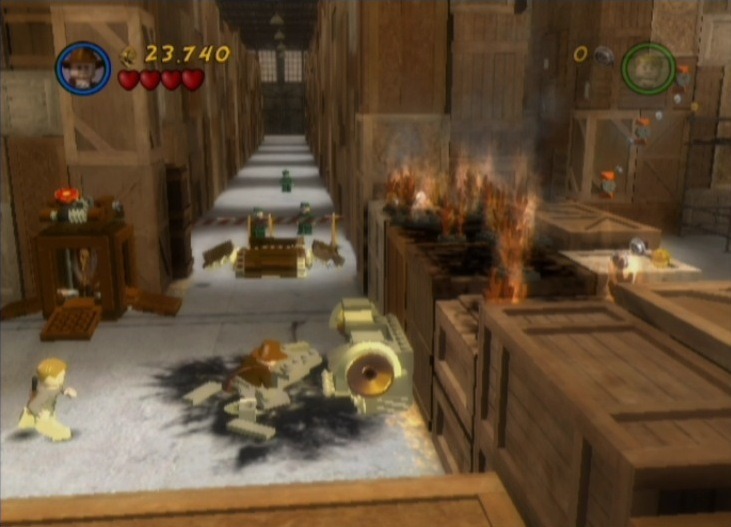 Pantallazo de LEGO Indiana Jones 2: La Aventura Continua para Wii