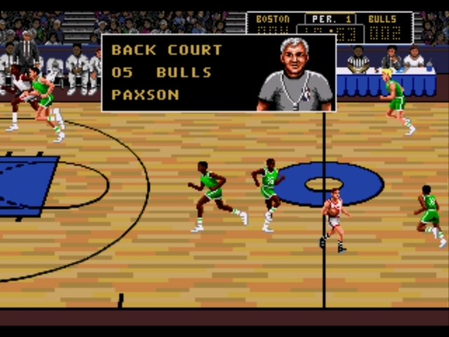 Pantallazo de Lakers versus Celtics and the NBA Playoffs para Sega Megadrive