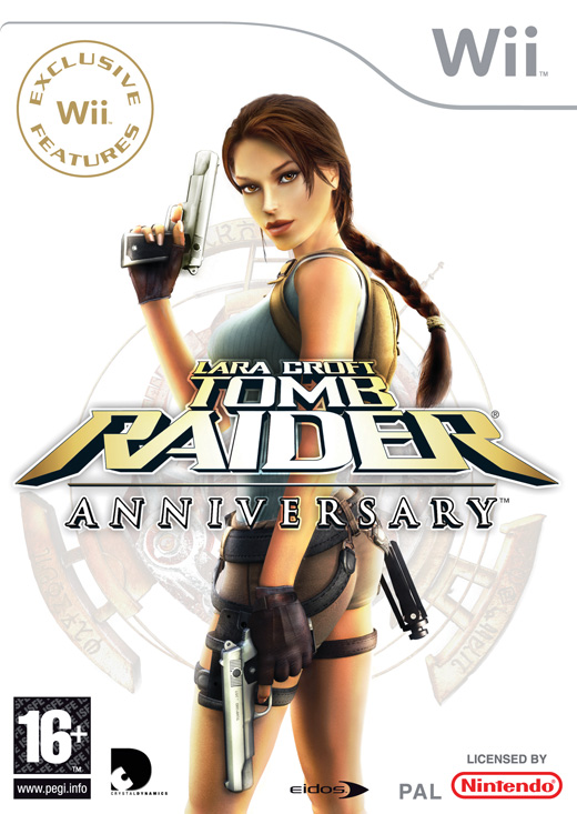 Caratula de Lara Croft Tomb Raider: Anniversary para Wii