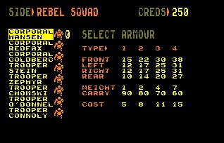 Pantallazo de Lasersquad Expansion Kit 1 para Amstrad CPC