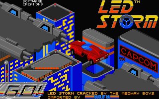 Pantallazo de Led Storm para Atari ST