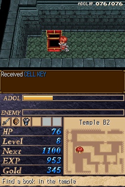 Pantallazo de Legacy of Ys: Books I & II para Nintendo DS