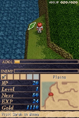 Pantallazo de Legacy of Ys: Books I & II para Nintendo DS