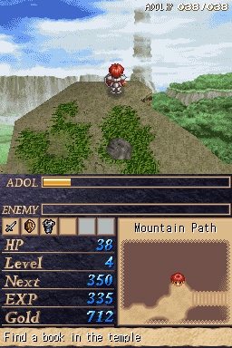 Pantallazo de Legacy of Ys: Books I & II para Nintendo DS