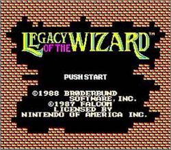 Pantallazo de Legacy of the Wizard para Nintendo (NES)