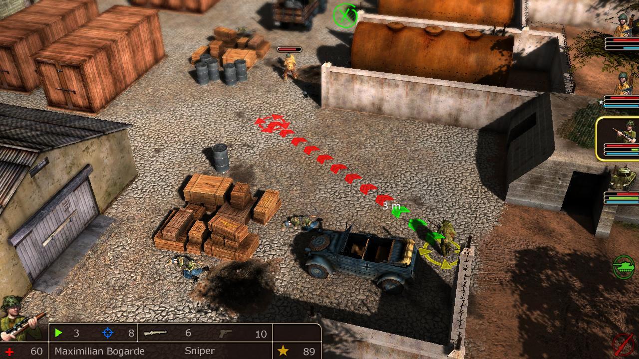 Pantallazo de Legends of War: Pattons Campaign para PC